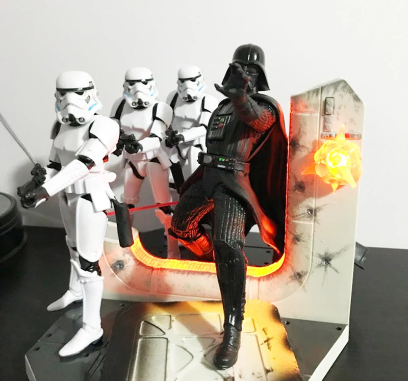 17 см Звездные войны черная серия Боба Дарт Мол Вейдер Phasma Hab Solo ПВХ фигурка игрушка кукла