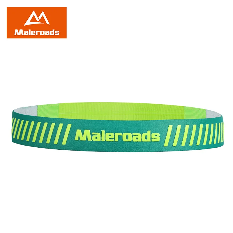 Maleorads Спортивная резинка для Пота Абсорбент Йога Hairband бренд бега на открытом