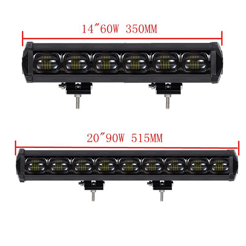 

Wining 6D Led Light bar Single Row led bar light 4x4 off road bar Tractor Truck ATV SUV led light bar/work light