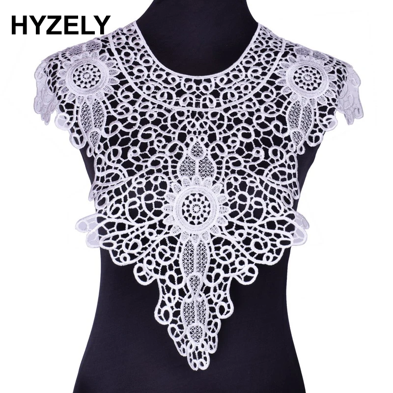 Embroidery Big Lace Neckline Fabric DIY Lace Fabric Collar Sewing