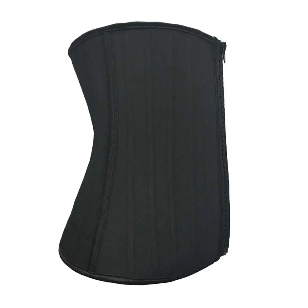 NB1311-02 Atbuty Zipper and hooks Latex Waist Trainer 25 Steel boned Waist Cincher Corset Workout Slim Body Shaper Girdles (8)