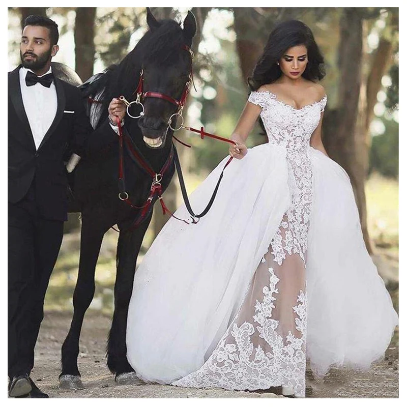 Luxury African Wedding Dresses Mermaid 