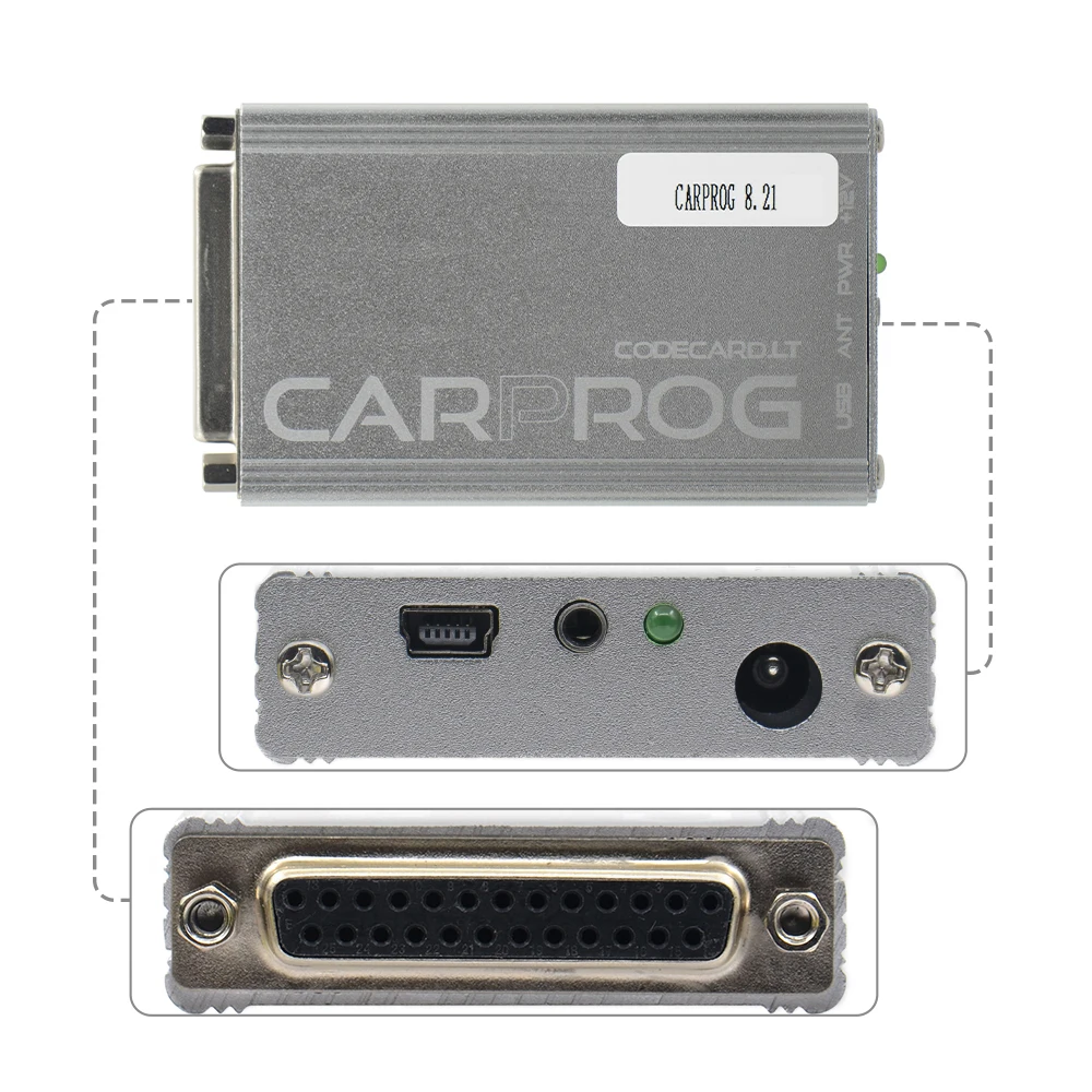 Carprog V8.21 with keygen Online Version Car Prog V10.93 ECU Chip Tunning Repair Tool with All 21 Adapters Diagnostic Tool buy car inspection equipment