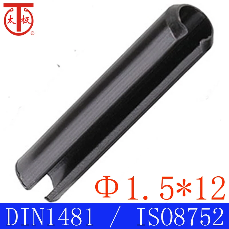(1 5*12) DIN1481/ISO8752 пружинный штифт/шлицевой штифт (спиральный штифт) 100 шт./лот|Булавки|