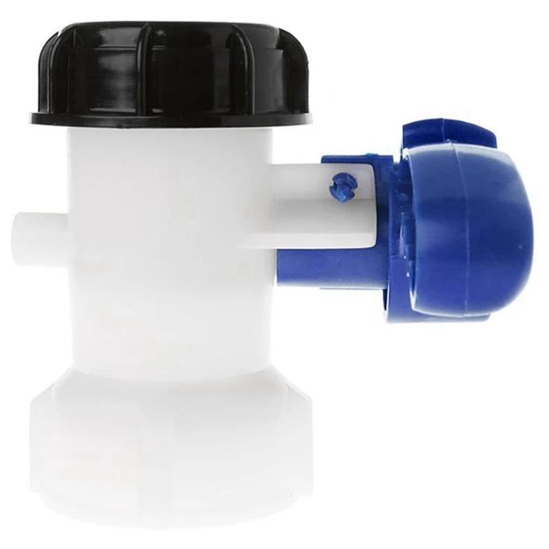 Ibc Tote Tank Butterfly Valve Drain Adapter 2.44 Inch Coarse Thread