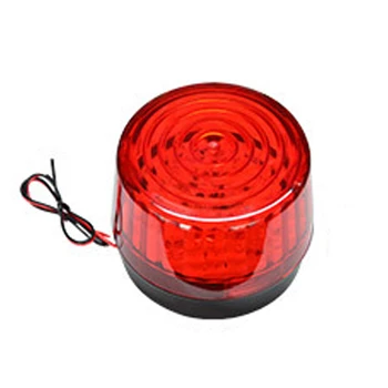 

DC12V Mini Wired Strobe Siren Signal Warning Light Flash Siren LED Highlight Alarm Lamp for Car Security Alarm System