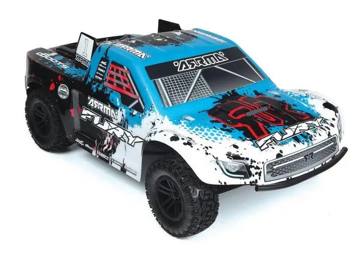 

2x ARRMA Fury 1/10 RC Short Truck Tires /Wheel For Team Associated HRAXXAS SlASH 4X4 10SC SC-A10 HPI HSP Vikka KKPIT KYOSHO LOSI