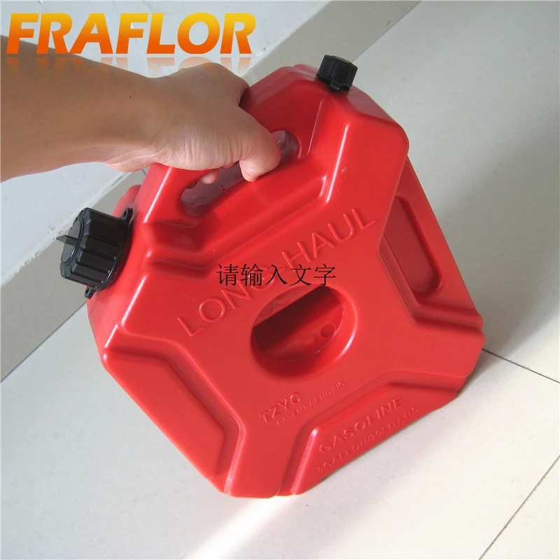 Fuel Oil Petrol Diesel Storage Gas Tank with Mount & Oil Pipe for Motorcycle Car UTV ATV Boat Trailer KOET Fuel Tank 3L Portable Plastic Jerry Can 