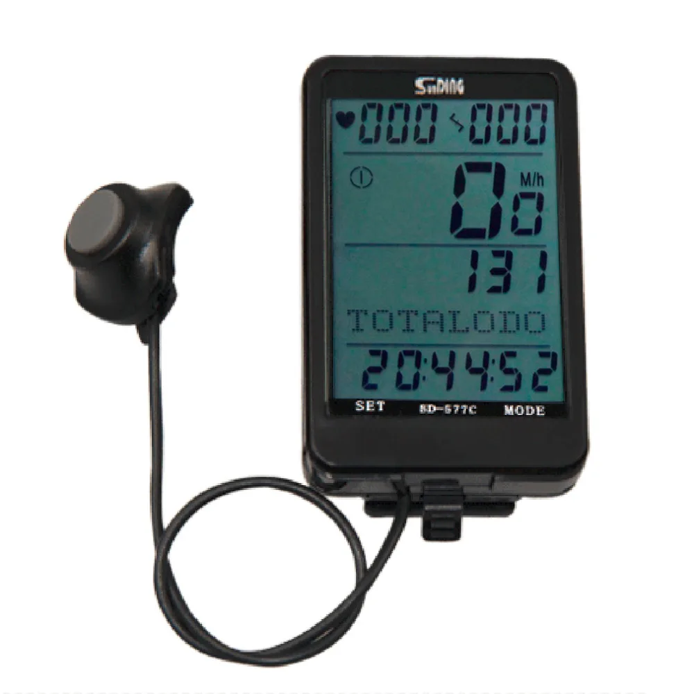 

Sunding Durable Waterproof SundLCD Display Cycling Bike Bicycle Computer Odometer Speedometer With Green Backlight free shipping