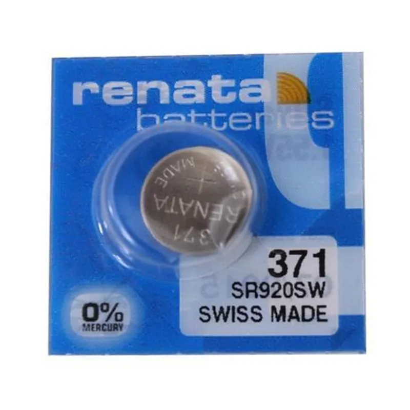 1 шт./лот новые фирменные часы Renata долговечные 371 SR920SW LR69 LR920 AG6 с аккумулятором и