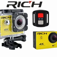 4 K Wifi Экшн-камера V905R 4 K/30fps 1080 P/60fps 720 P/120fps 2," 170D шлем Cam мини-камера водонепроницаемая Экшн-камера