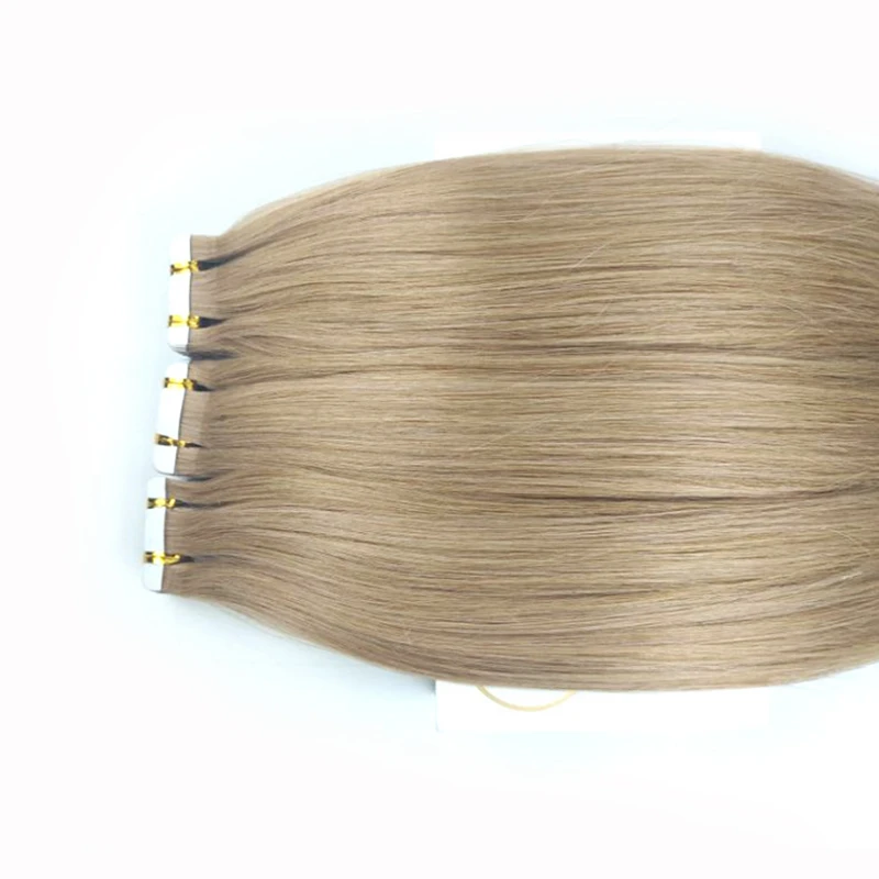 Sobeauty лента в Пряди человеческих волос для наращивания 1" 20" 2" 20 шт./упак. бразильские человеческие волосы Remy для наращивания, человеческие волосы на Клейкой Ленте имитирующей кожу наращивание клей
