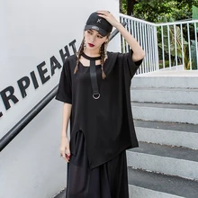 Путина. Rider летняя новинка Женская индивидуальная брендовая необычная свободная футболка большого размера с коротким рукавом женская