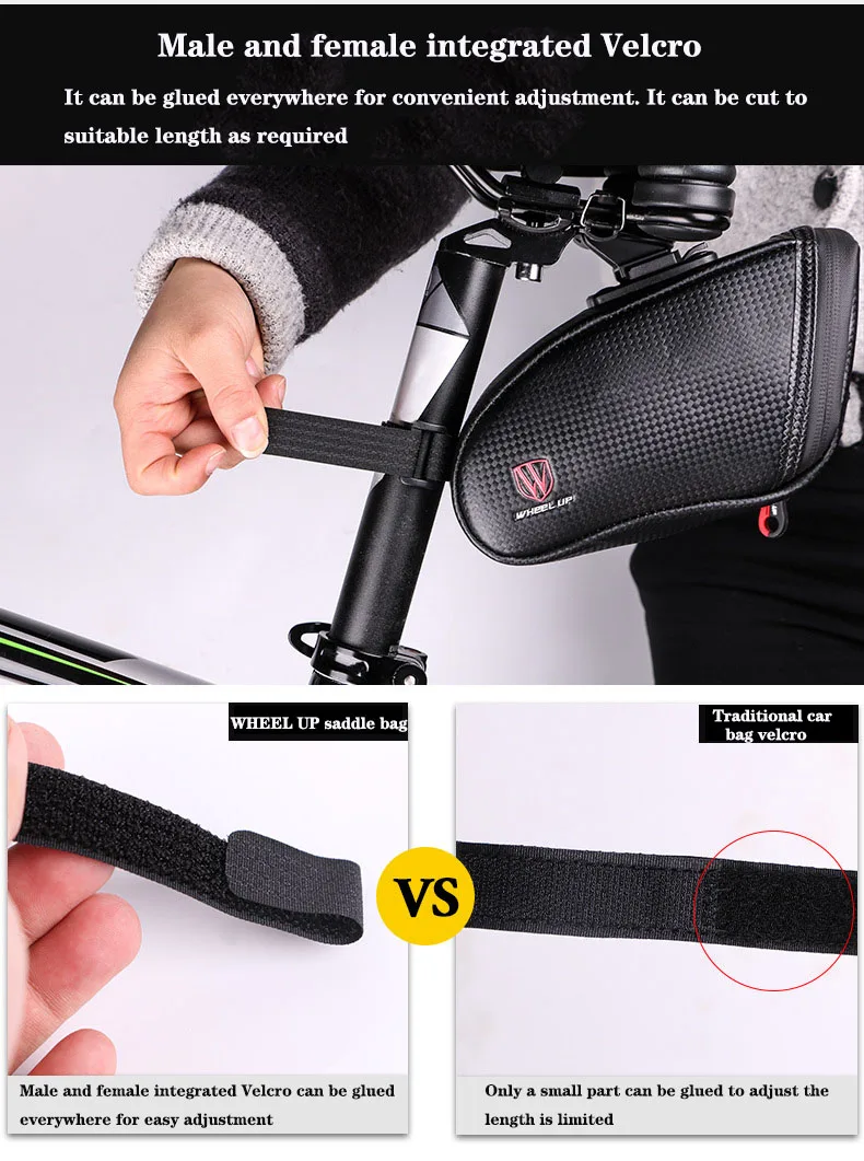 Portable Waterproof Shockproof Bike Saddle Bag Cycling Seat Pouch Bicycle Tail Bags Rear Pannier MTB Bike Bag Accessories