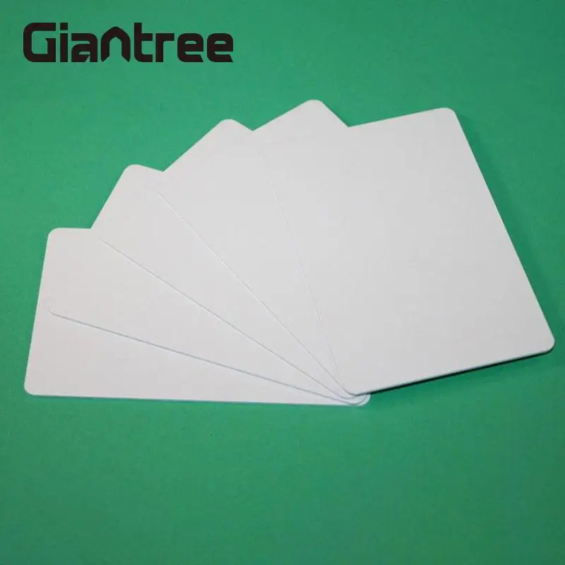 

giantree RFID Card 13.56MHZ White NFC Ntag215 Blank Card Read/Write 106M/S For Bus Phone Payment Security
