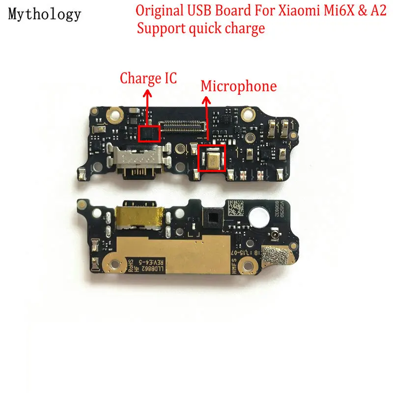 Оригинальный USB кабель Mythology для Xiaomi Mi A2 6X док станция микрофон мобильный телефон