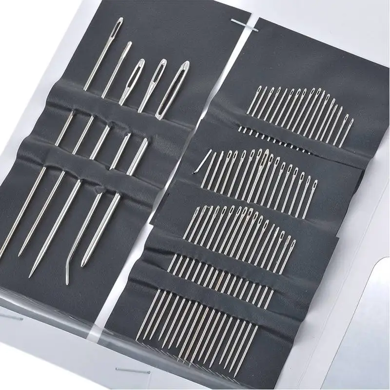 

Urijk Stainless Steel 40PCs+ Hand Sewing Needles Pins Set For Needlework Household Sewing Accessories Home Handmade DIY Crafts