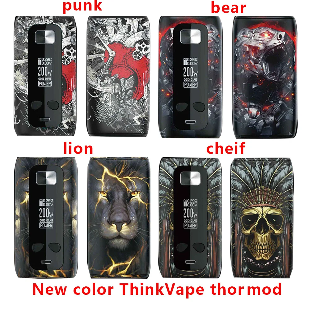 Think Vape Thor pro MOD 220 Вт Двойной 18650 электронная сигарета мод VW/TC/Bypass TFT экран vs Vape Thor box mod
