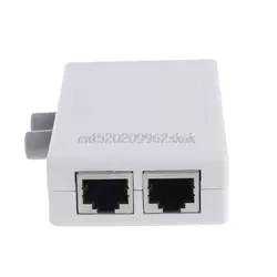 Мини двойной 2 Way 2 Порты RJ45 сети Руководство AB Обмен Switch коробки Адаптер HUB # H029