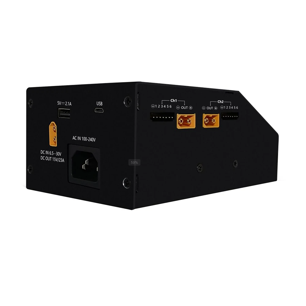 HOTA D6+ AC 300W DC 2X325W 2X15A Dual Channel Smart Battery HOTA D6+ AC 300W DC 2X325W 2X15A Dual Channel Smart Battery