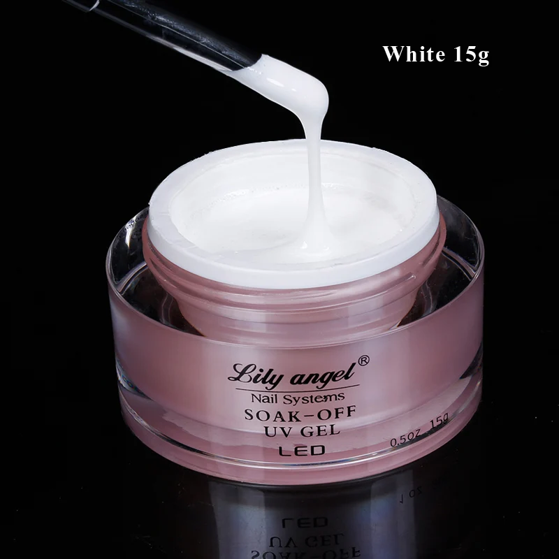 Lirio Ángel alta calidad resina UV Gel 15/30g UV Gel de uñas fuerte Builder UV Gel necesita LED lámpara Gel esmalte remojo de larga duración Lirio Ángel alta calidad resina UV Gel 15/30g UV Gel de uñas fuerte Builder UV Gel necesita LED lámpara Gel esmalte remojo de larga duración