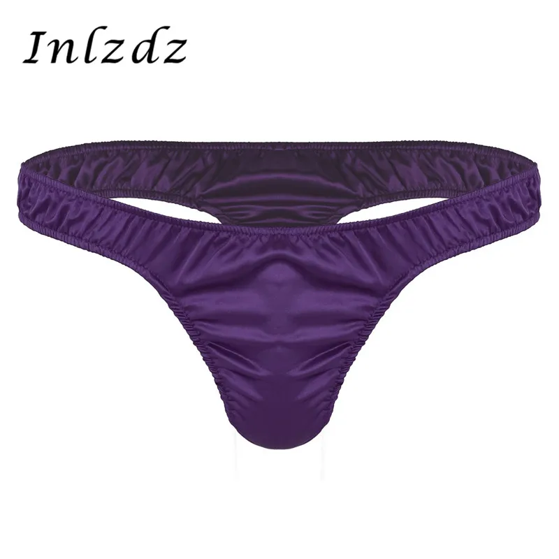 

Mens Lingerie Underwear Bikini G-String Briefs Thong Gay Underwear Lingerie Briefs Shiny Low Rise Exotic Male Thongs Panties