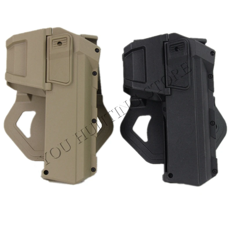 

Airsoft Gear Hunting Gun Accessories Movable Pistol Holsters for G17 G18 G19 G34 Gl0ck Right Hand Black/Tan