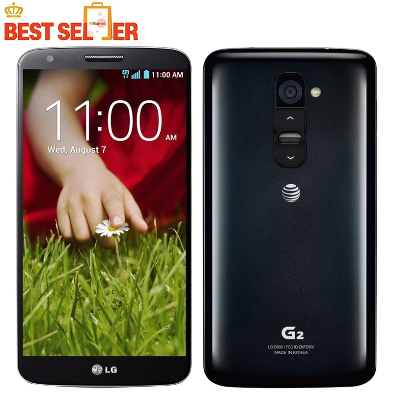 Original LG G2 F320 D800 D802 F320S F320K F320L Unlocked Mobile Phone Quad Core Android 4