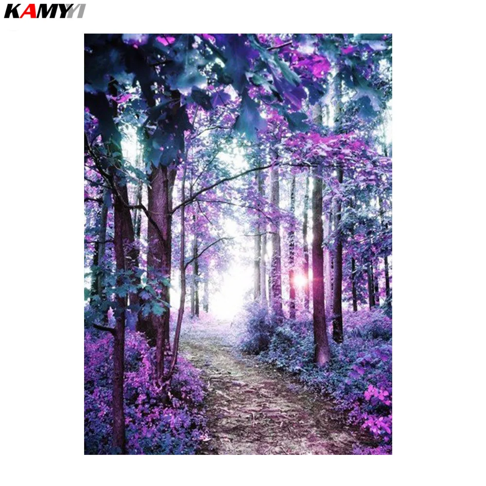 

Diamond Painting Landscape Diamond Embroidery Full Square Diy Kit Drill Needlework Diy Rhinestone Mosaic Picture XY1