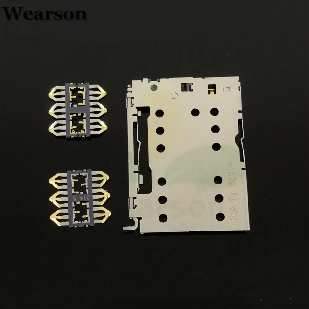 Whole Set Le Max2 X820 Sim Card Slot For Letv 2PRO X620 X625 X520 Sim Card Tray With Sim Connector With Tracking Number (2)