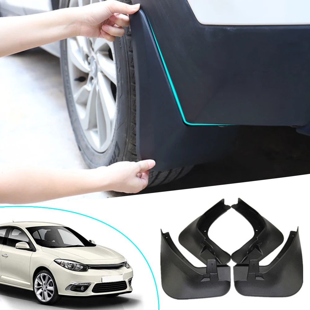Брызговики для Renault Fluence 2008- Автомобильные Брызговики автомобильные брызговики 4 шт