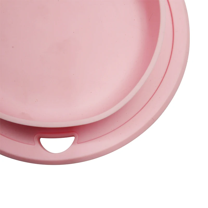 Baby Silicone Plate BPA Free Cartoon Bear Paw Shape Children Dinner Dishes Suction Baby Training Tableware Kids Feeding Bowls