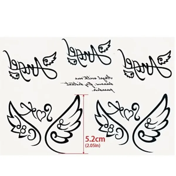 Angel Name Tattoo Designs