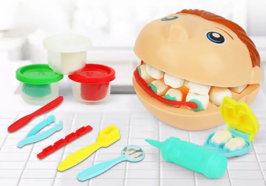 3D Цвет глиняная форма игрушки Моделирование из пластилина набор