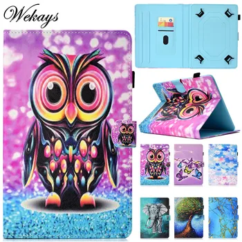 

Wekays Cartoon PAD Tablet Cover Case 8 inch Universal PU Leather Fundas Case For Coque Samsung Amazon Huawei 8 inch Cover Cases