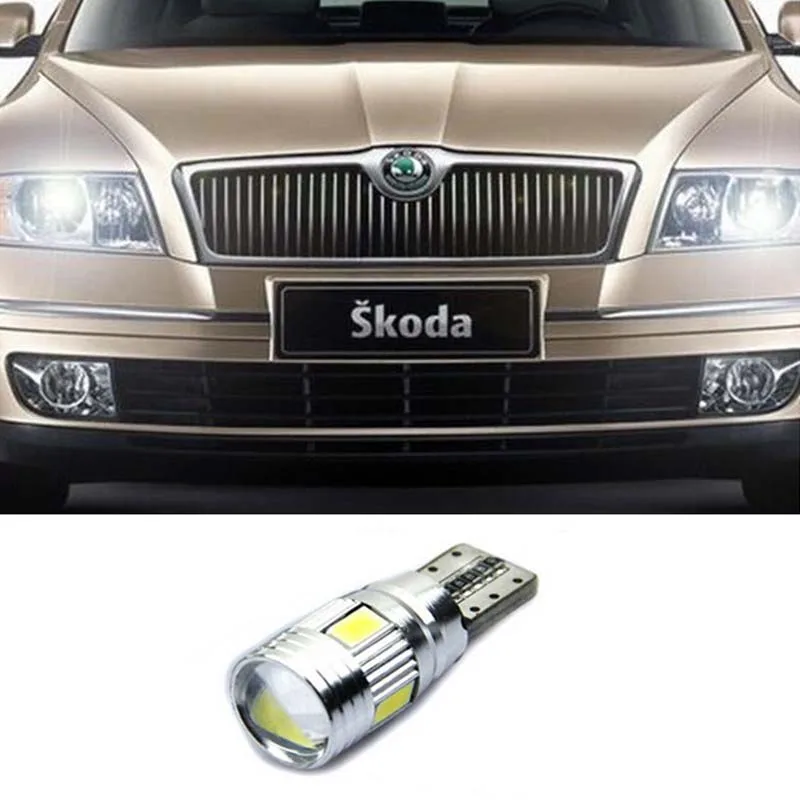 1pcs T10 6SMD Error Free Front Side Maker Light Parking Light Lamp Bulb