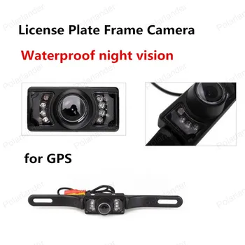 

Car Rear View Reversing Camera 2.4G Wireless for GPS License Plate Frame Waterproof Night Vision Parking Assistance
