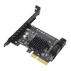 Marvell 88SE9230 Chip SATA/PCIE Raid Controller SATA PCIE SATA Raid Card PCI-E SATA Raid PCI Express 4X with Low Profile Bracket ► Photo 3/6