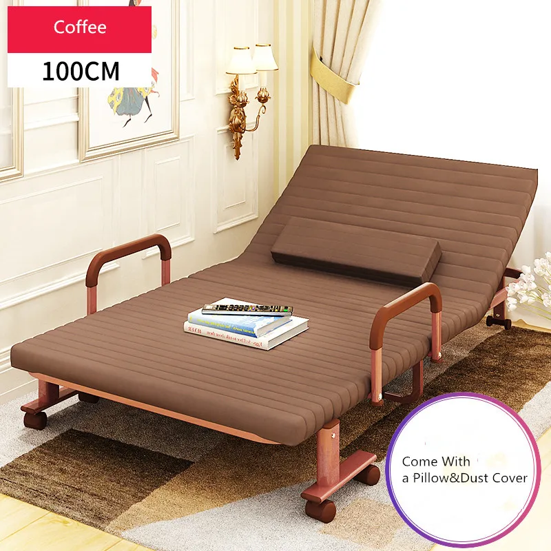100cm Wide Metal Folding Bed with Mattress Bedroom Furniture Rollaway Guest Queen Bed for Adults RollAway Guest Day/Night Bed 100cm Wide Metal Folding Bed with Mattress Bedroom Furniture Rollaway Guest Queen Bed for Adults RollAway Guest Day/Night Bed