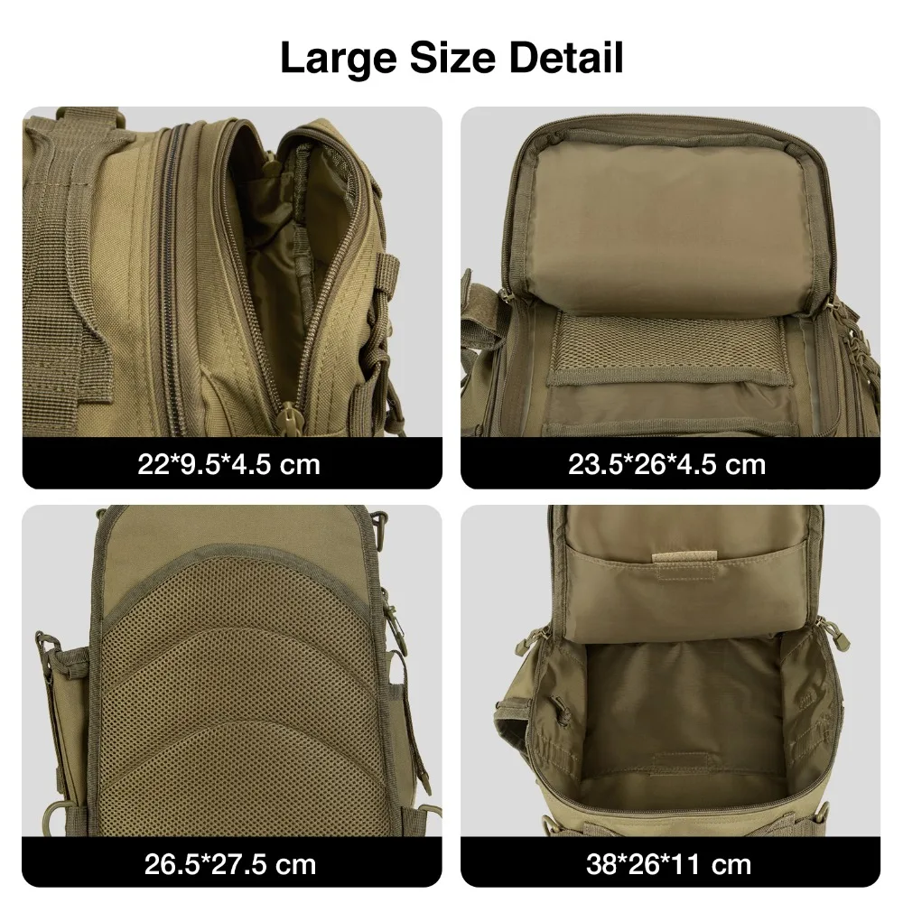  Piscifun Fishing Tackle Bag Waterproof Nylon 2 Sizes Single Shoulder Backpack Hand Chest Bag Outdoo - 32974652223