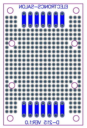 10 шт./лот) двухсторонний Прототип PCB, универсальная плата, 47,4x72 мм