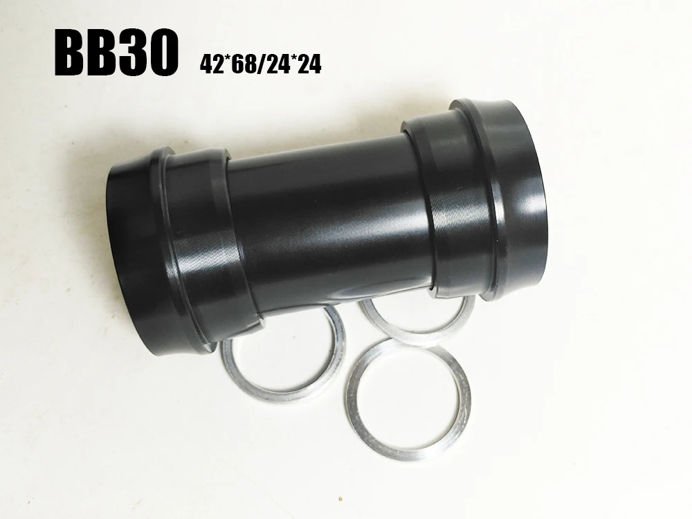 BB30 42 24 мм 68 CNC алюминиевый сплав полый дизайн 2 подшипника с адаптерами mtb дорожный