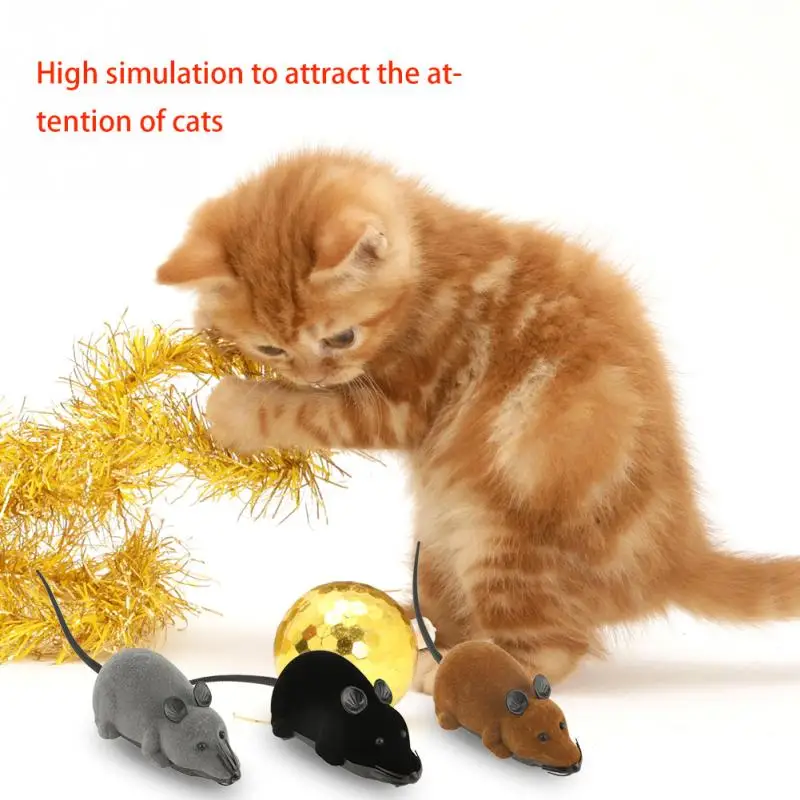 Wireless Mouse For Cat Dog Funny Rat Novelty Gift Pet Toy Remote