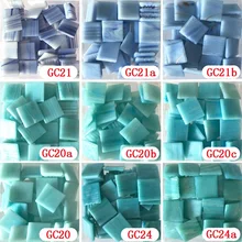 200 г/68 шт 20X20 мм 3/4 дюймов синяя серия облако золотая линия кварцевая мозаика свободные мозаики хобби, DIY материал поставщик, DIY ремесло