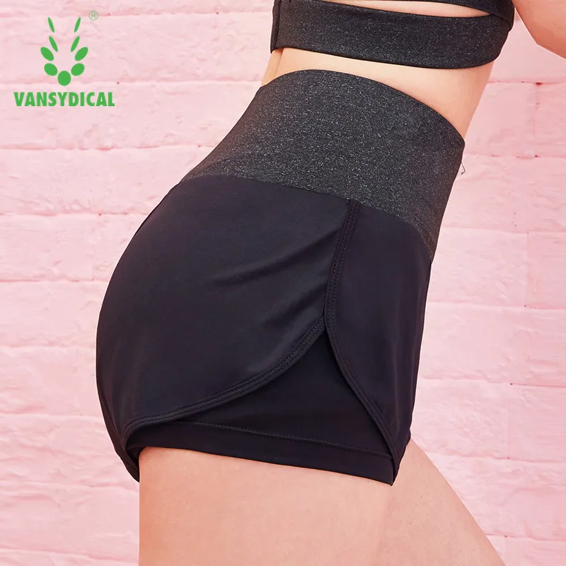 

2 In 1 Women Running Shorts Quick Drying Double Layer Sport Short Outdoor Sports Fitness Gym Yoga Shorts XXL