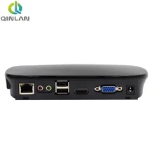 Тонкий клиент FL600W с ОС Linux облако терминал rdp 8.0 безвентиляторный Мини-ПК Quad Core 1.6 ГГц 1 г Оперативная память 8 г flash Поддержка HDMI VGA