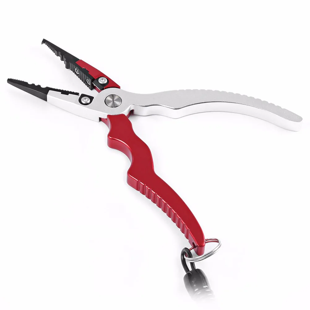 Aluminum Fishing Pliers Braid Cutters Split Ring Pliers Hook Remover