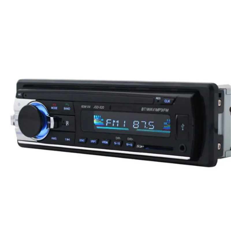 12 V автомобиль радио плеер Bluetooth Стерео FM MP3 аудио 5V-Charger USB SD AUX Автомобильная электроника в-тире