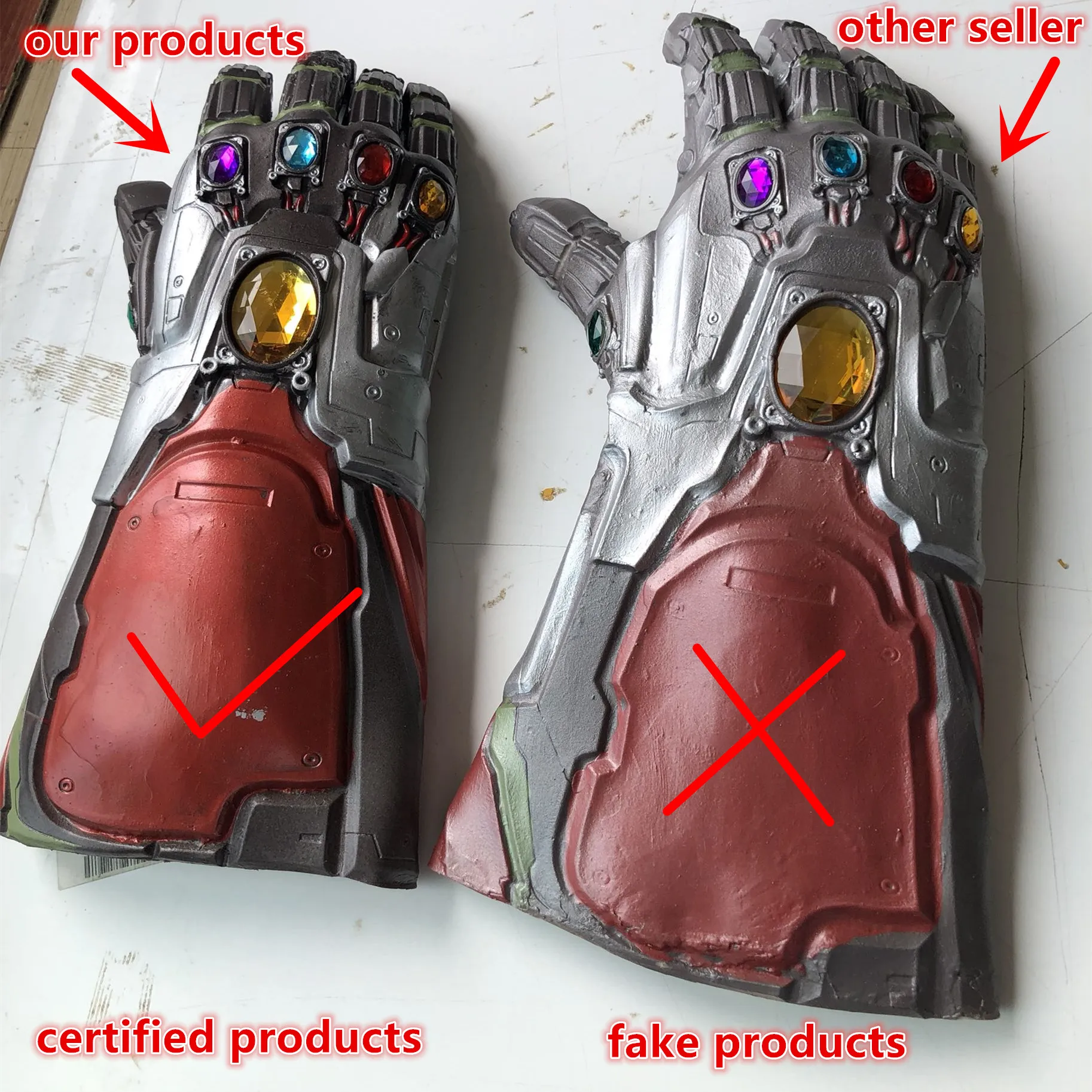 1:1 светодиодный светильник Thanos Infinity Gauntlet Endgame Косплей Перчатки Костюм Хэллоуин реквизит 4 Endgame Quantum