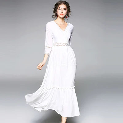 three quarter length summer dresses